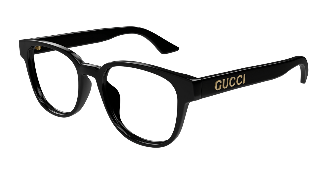 Occhiali da vista gucci gg1746oa 001 negro round/oval/panthos unisex taglia 52mm - Vista principale