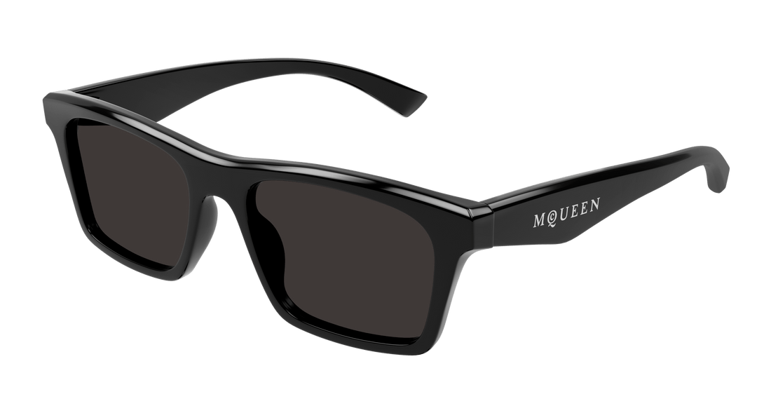 Óculos de sol alexander mcqueen am0472s 001 negro rectangular / squared masculino tamanho 53mm - Vista principal