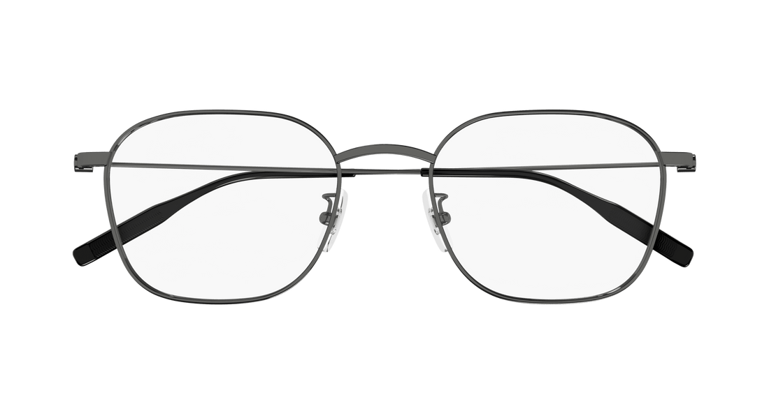 Occhiali da vista montblanc mb0371oa 003 rutenio rectangular / squared masculino taglia 52mm - Vista dettagliata