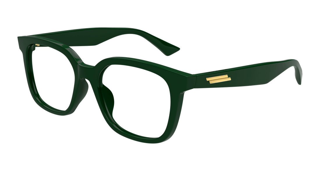 Dioptrijske naočale bottega veneta bv1334oa 003 verde rectangular / squared unisex veličina 52mm - Glavni prikaz