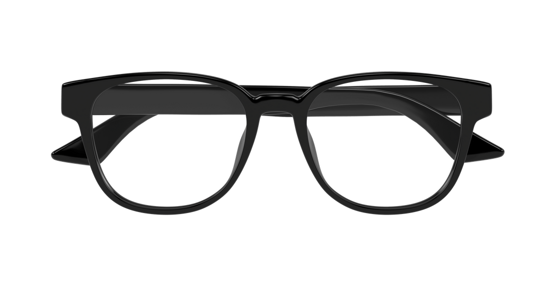 Occhiali da vista gucci gg1746oa 001 negro round/oval/panthos unisex taglia 52mm - Vista dettagliata