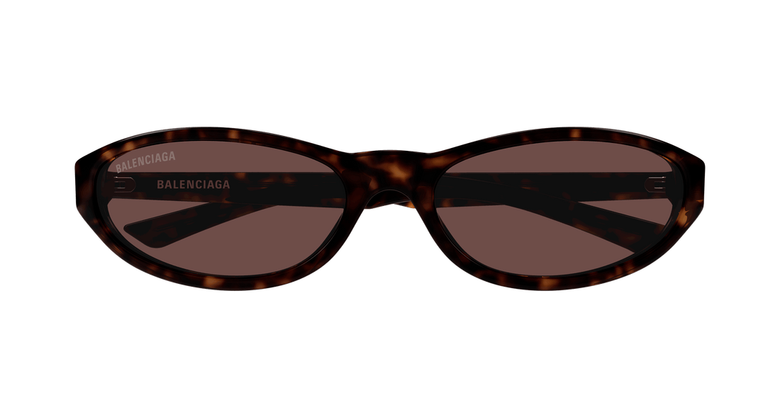 Sunglasses balenciaga bb0007s 013 havana round/oval/panthos unisex size 59mm - Detailed view
