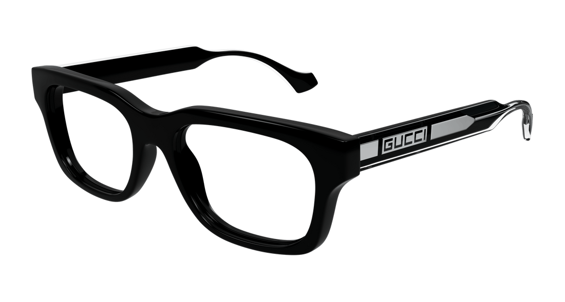 Occhiali da vista gucci gg1731o 001 negro rectangular / squared masculino taglia 54mm - Vista principale