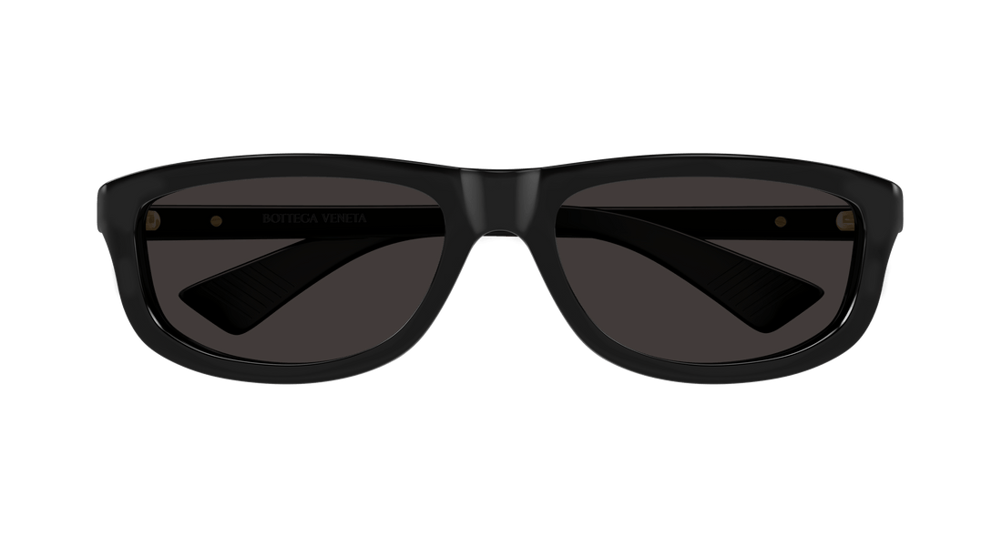 Óculos de sol bottega veneta bv1327s 001 negro rectangular / squared unisex tamanho 58mm - Vista de detalhe