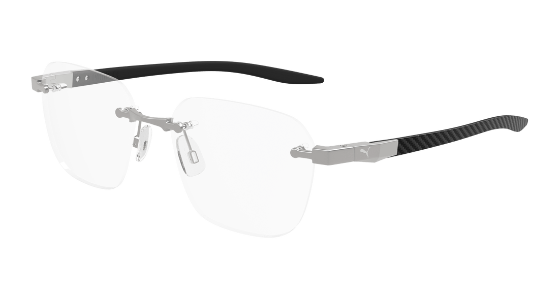 Gafas graduadas puma pu0457o 002 rutenio rectangular / squared masculino talla 54mm - Vista principal