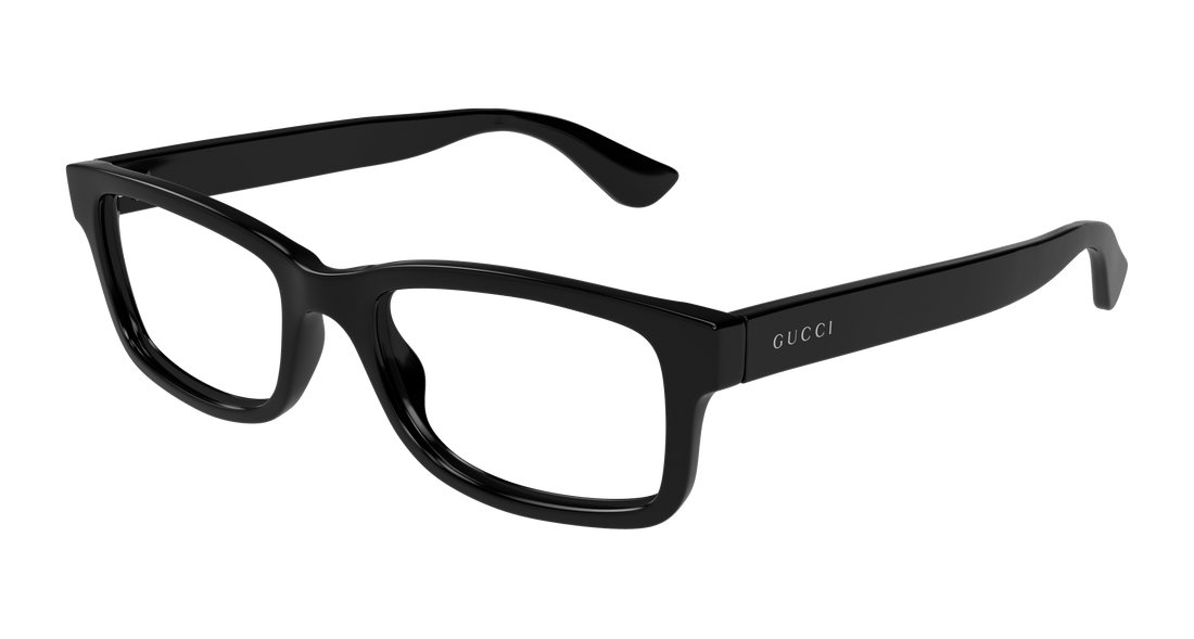Brillen gucci gg1717o 001 negro rectangular / squared masculino größe 54mm - Hauptansicht
