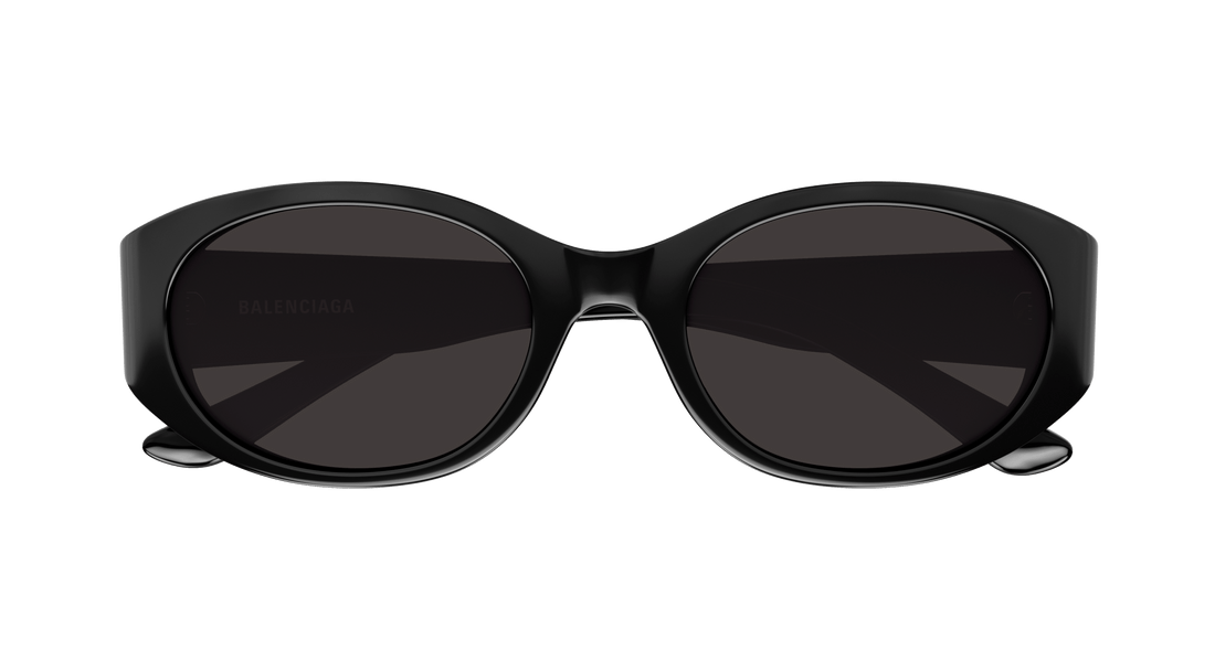 Sunglasses balenciaga bb0369sk 001 negro round/oval/panthos femenino size 55mm - Detailed view