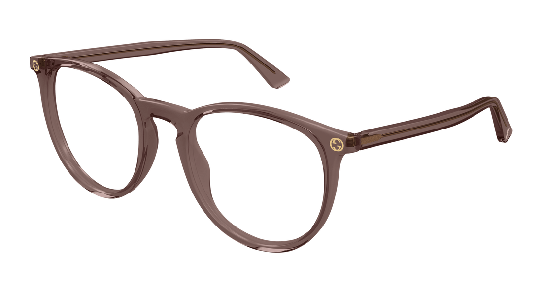 Brillen gucci gg0027o 012 marron round/oval/panthos femenino größe 50mm - Hauptansicht