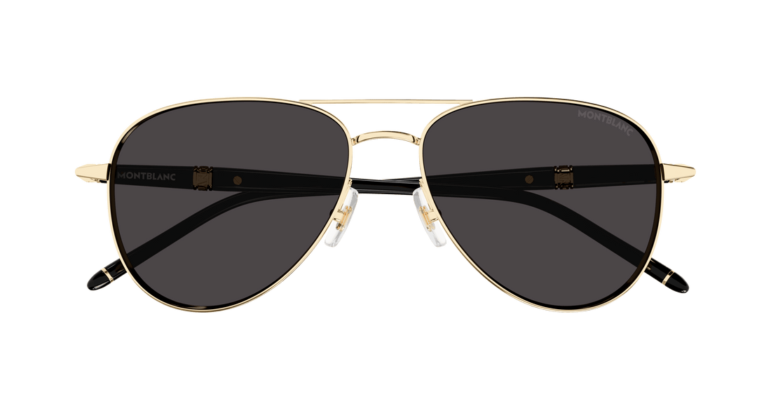 Lunettes de soleil montblanc mb0345s 001 masculino taille 57mm - Vue détaillée