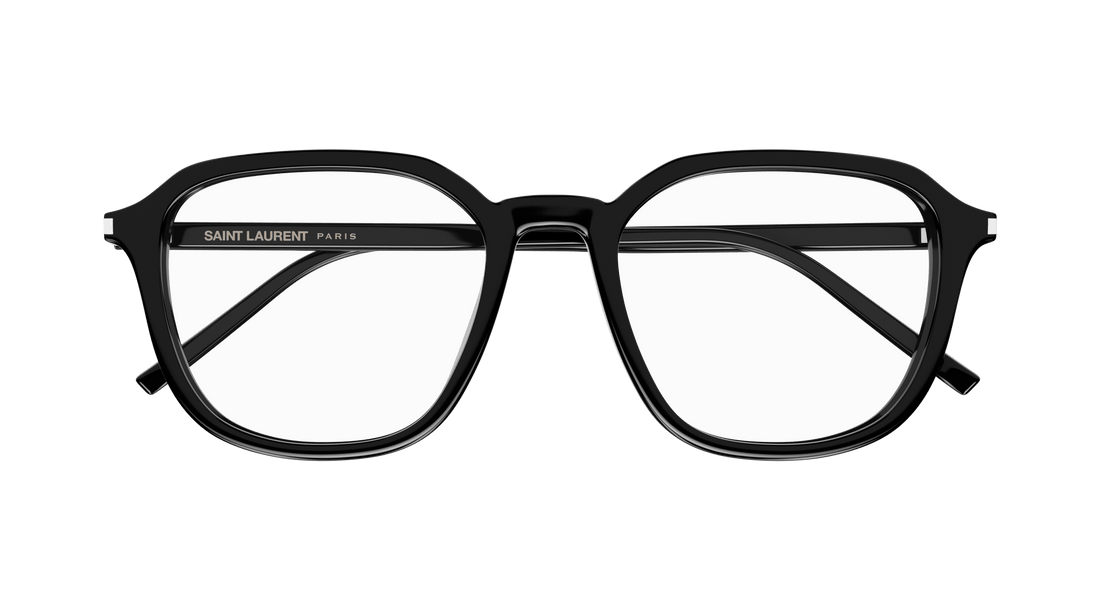 Brillen saint laurent sl 726/f 001 negro rectangular / squared unisex größe 53mm - Detailansicht