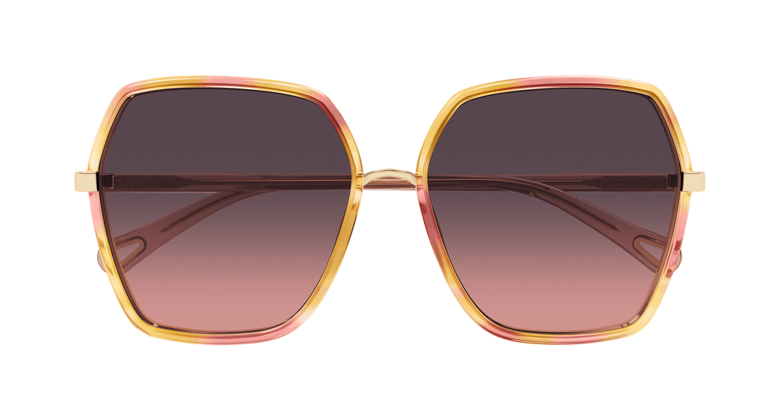 Sonnenbrillen chloé ch0262s 003 havana rectangular / squared femenino größe 58mm - Detailansicht