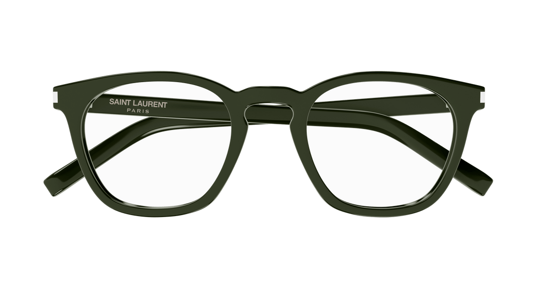 Brillen saint laurent sl 28 opt 010 verde round/oval/panthos unisex größe 50mm - Detailansicht