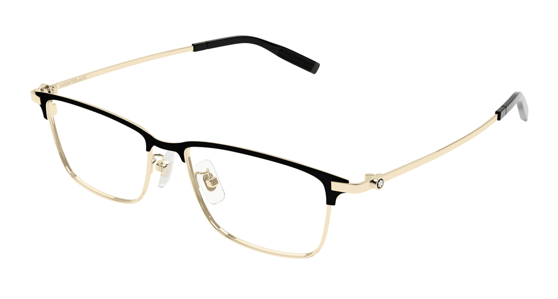 Óculos graduados montblanc mb0374oa 002 negro rectangular / squared masculino tamanho 54mm - Vista principal