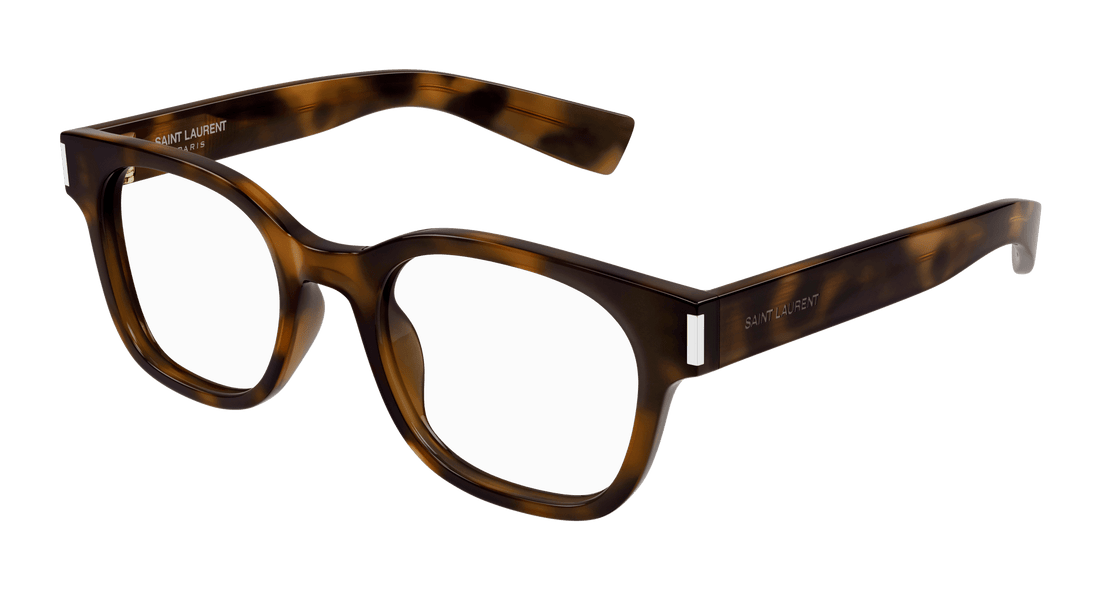 Prescription glasses saint laurent sl 722 002 havana rectangular / squared femenino size 49mm - Main view