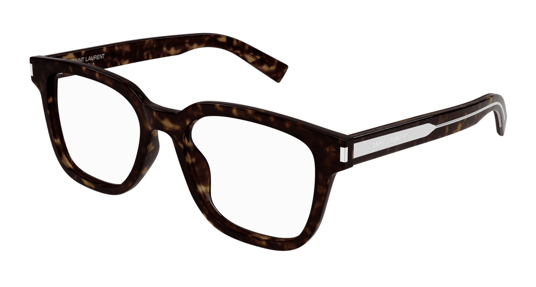 Brillen saint laurent sl 711 opt 002 havana rectangular / squared masculino größe 52mm - Hauptansicht