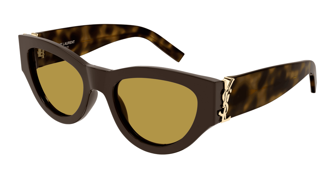 Sonnenbrillen saint laurent sl m94 010 marron cat eye femenino größe 53mm - Hauptansicht