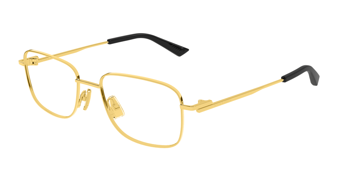 Occhiali da vista bottega veneta bv1333o 006 dorado rectangular / squared masculino taglia 55mm - Vista principale