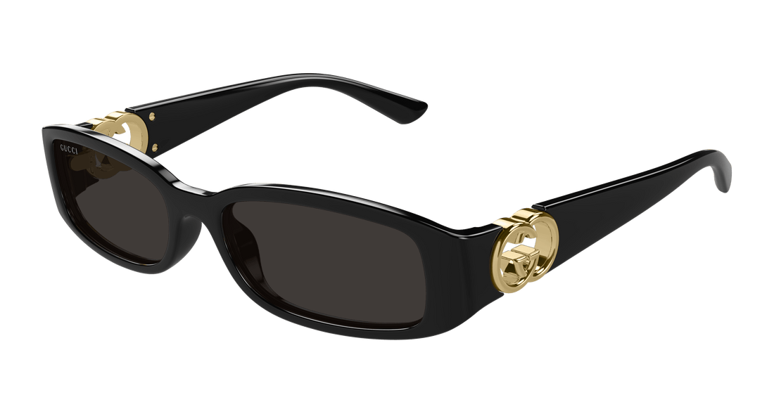 Sunčane naočale gucci gg1661s 001 negro rectangular / squared femenino veličina 54mm - Glavni prikaz