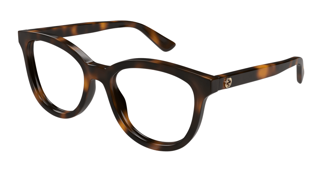Occhiali da vista gucci gg1687o 002 havana cat eye femenino taglia 52mm - Vista principale