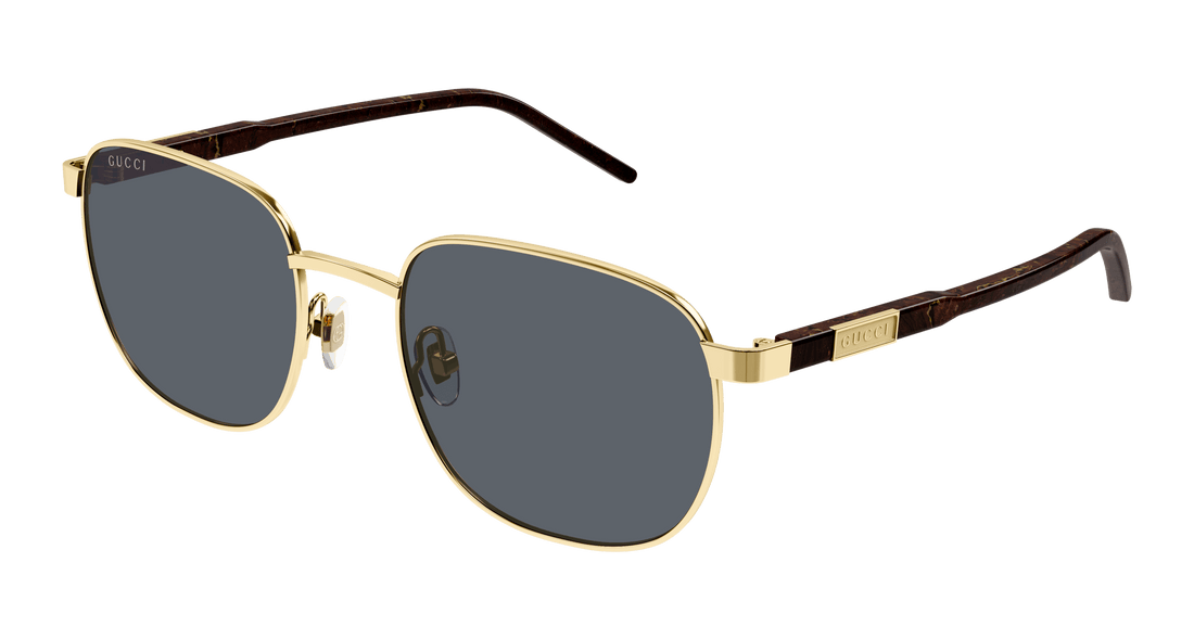 Gafas de sol gucci gg1799s 003 dorado square masculino talla 54mm - Vista principal