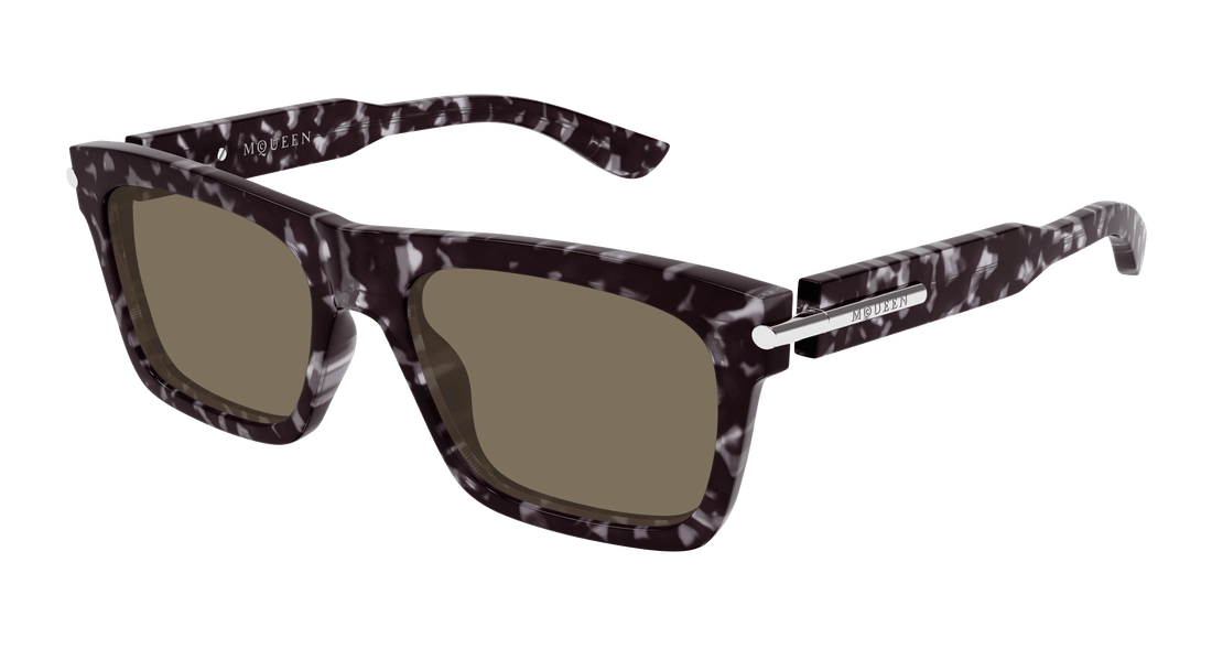 Occhiali da sole alexander mcqueen am0495s 002 havana square masculino taglia 55mm - Vista principale