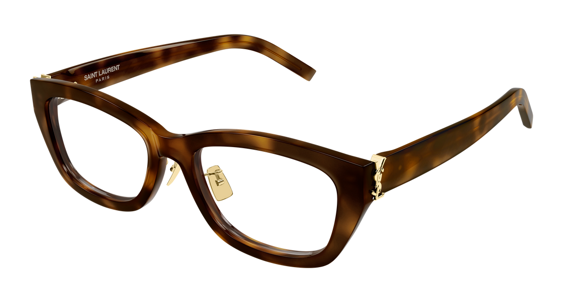 Brillen saint laurent sl m153/j opt 003 havana cat eye femenino größe 53mm - Hauptansicht