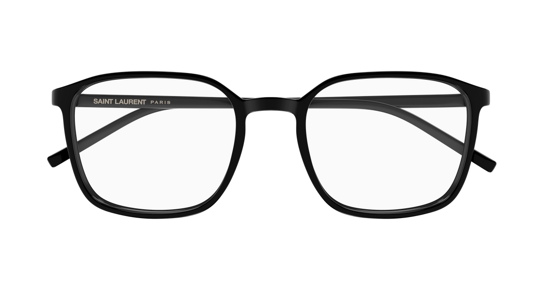 Óculos graduados saint laurent sl 845 001 negro rectangular / squared masculino tamanho 52mm - Vista de detalhe