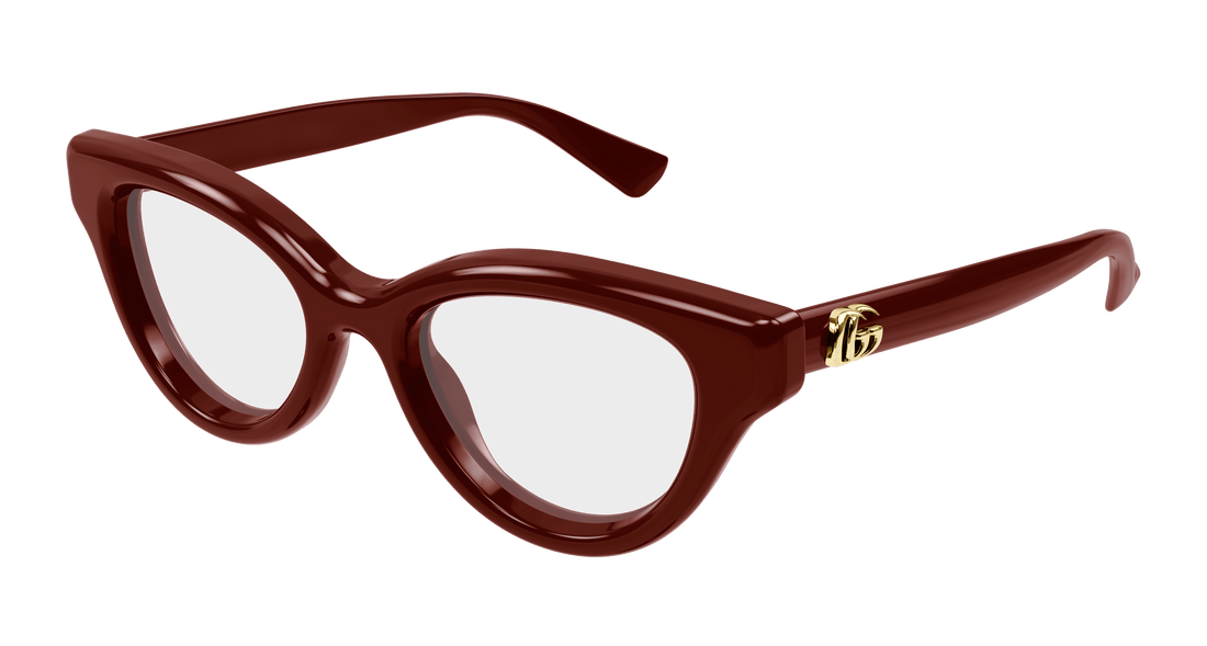 Brillen gucci gg1832o 003 burdeos cat eye femenino größe 50mm - Hauptansicht