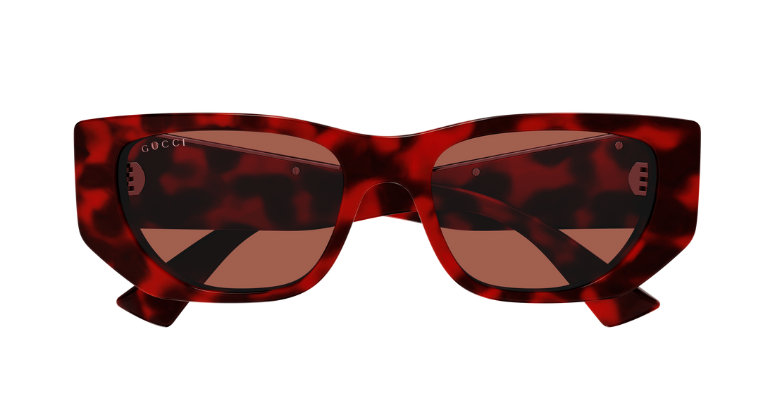 Óculos de sol gucci gg1959s 003 havana cat eye femenino tamanho 53mm - Vista de detalhe