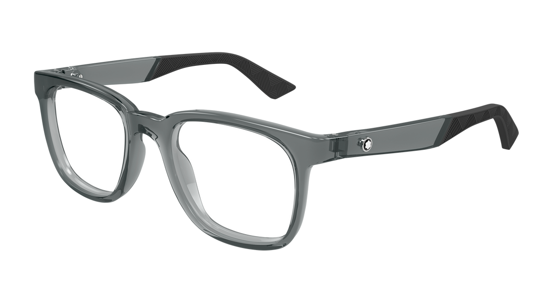 Occhiali da vista montblanc mb0433o 005 gris rectangular / squared masculino taglia 51mm - Vista principale