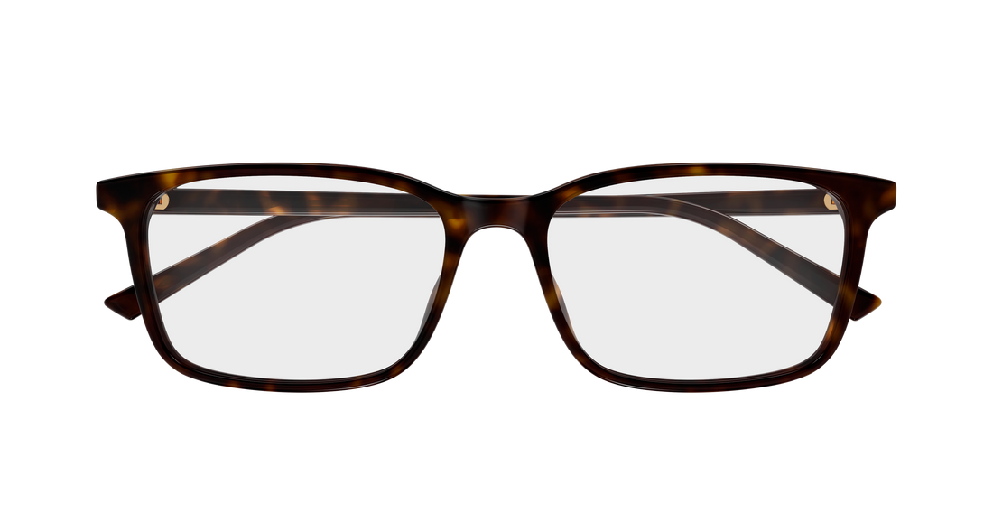 Occhiali da vista gucci gg1997o 002 havana rectangular / squared masculino taglia 55mm - Vista dettagliata
