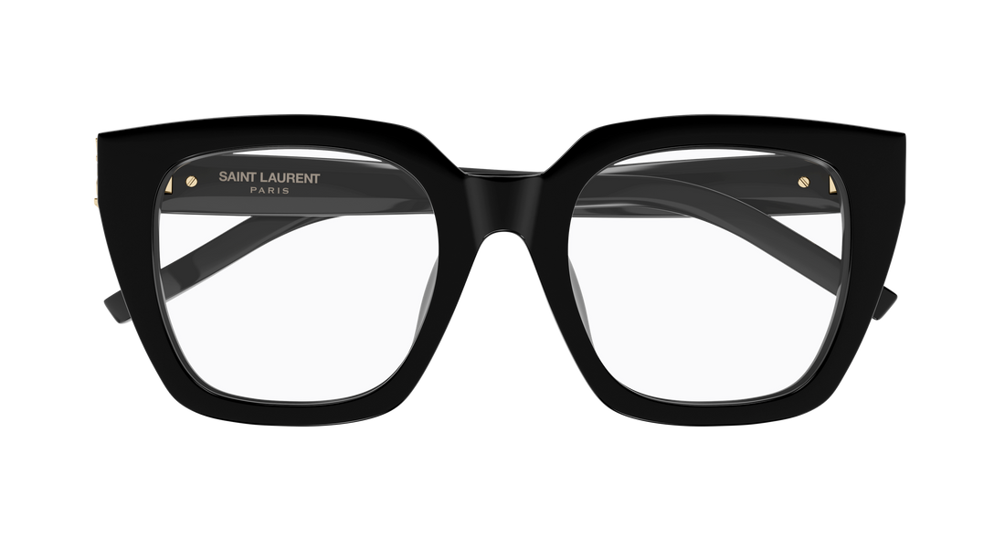 Brillen saint laurent sl m143 opt 001 negro cat eye femenino größe 51mm - Detailansicht