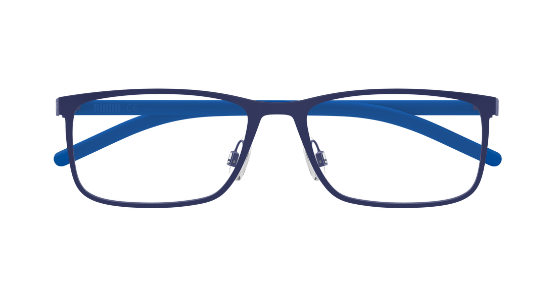 Occhiali da vista puma pu0490o 004 azul square masculino taglia 58mm - Vista dettagliata