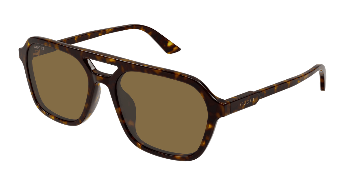 Óculos de sol gucci gg1823sa 002 havana pilot masculino tamanho 57mm - Vista principal