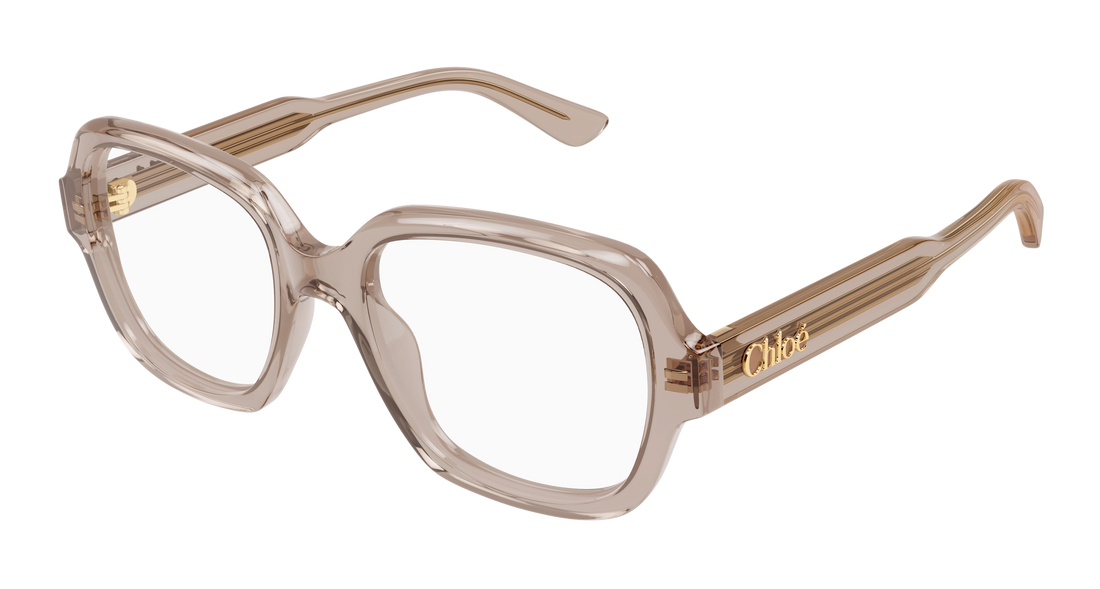 Dioptrijske naočale chloé ch0341o 004 marron geometric femenino veličina 53mm - Glavni prikaz
