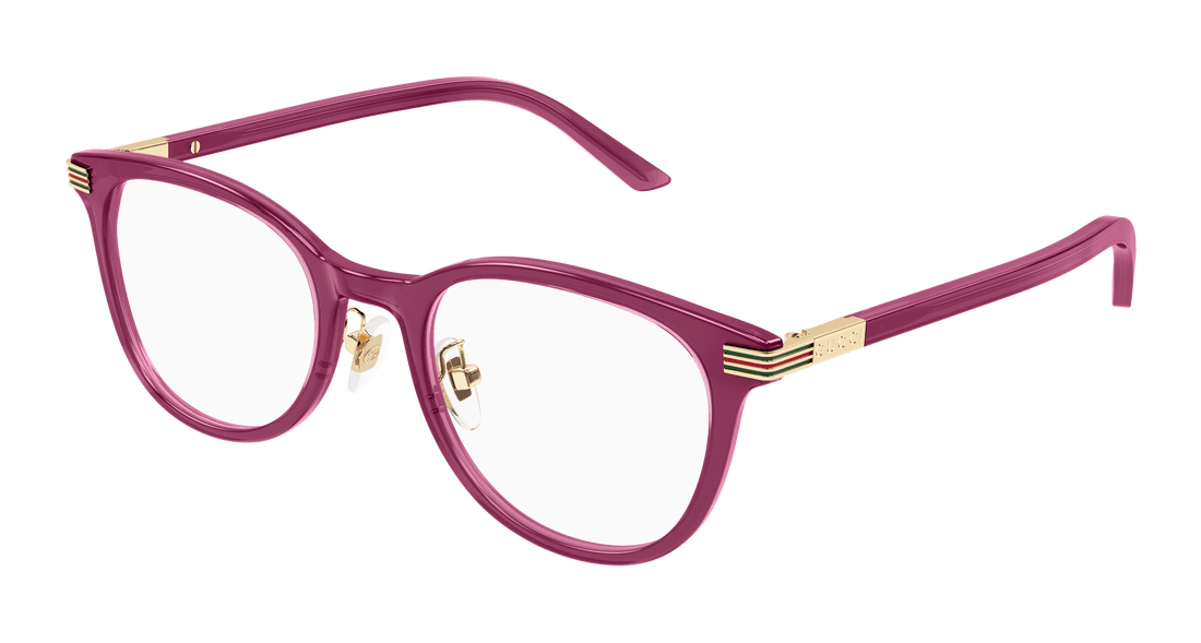 Occhiali da vista gucci gg1905oj 003 burdeos round unisex taglia 49mm - Vista principale