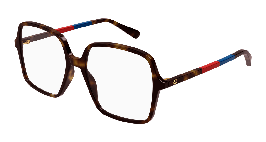 Occhiali da vista gucci gg1003o 009 havana square femenino taglia 53mm - Vista principale