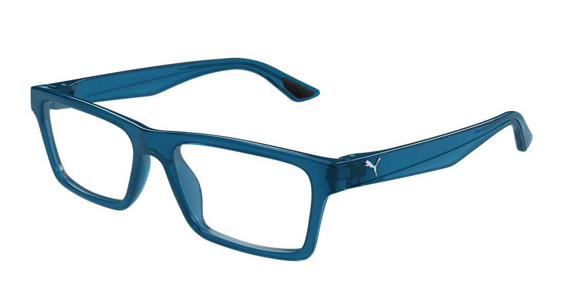 Brillen puma pu0487o 004 azul square masculino größe 56mm - Hauptansicht
