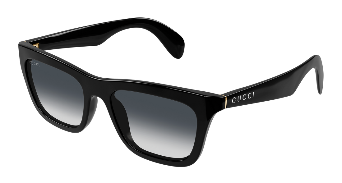 Óculos de sol gucci gg1933s 001 negro rectangular / squared masculino tamanho 53mm - Vista principal