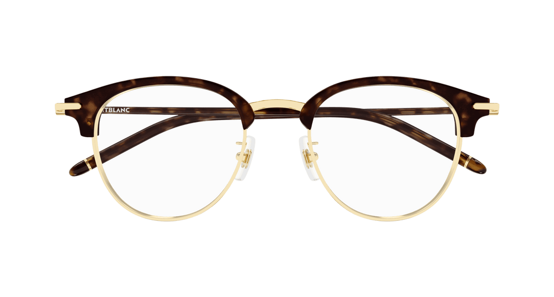 Briller montblanc mb0408o 003 dorado square masculino størrelse 49mm - Detaljeret visning