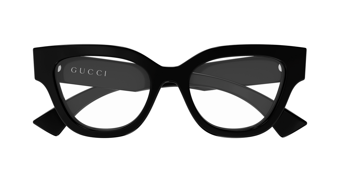 Brillen gucci gg1837o 004 negro butterfly femenino größe 51mm - Detailansicht