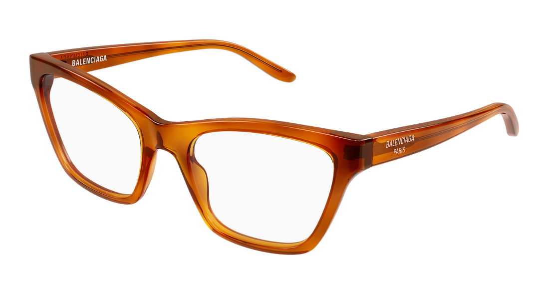 Gafas graduadas balenciaga bb0440o 003 havana cat eye femenino talla 56mm - Vista principal