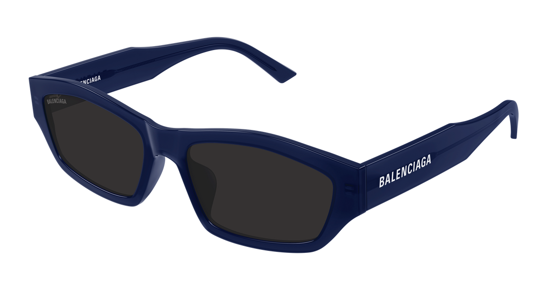 Lunettes de soleil balenciaga bb0448sk 004 azul geometric unisex taille 57mm - Vue principale