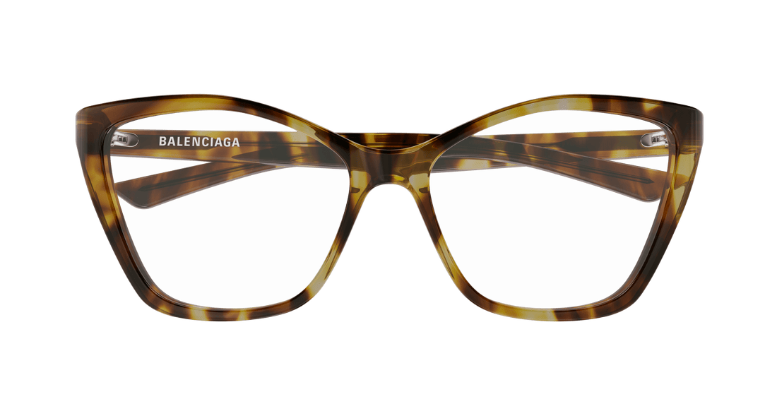 Gafas graduadas balenciaga bb0405o 003 havana butterfly femenino talla 57mm - Vista de detalle