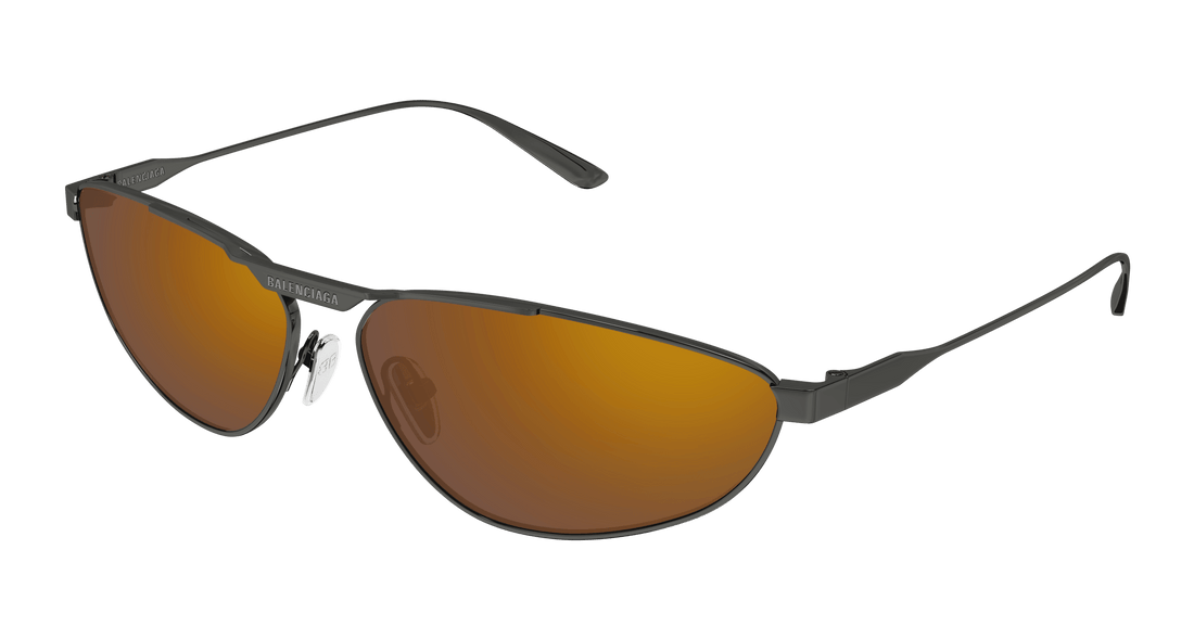 Occhiali da sole balenciaga bb0417s 003 rutenio pilot unisex taglia 66mm - Vista principale