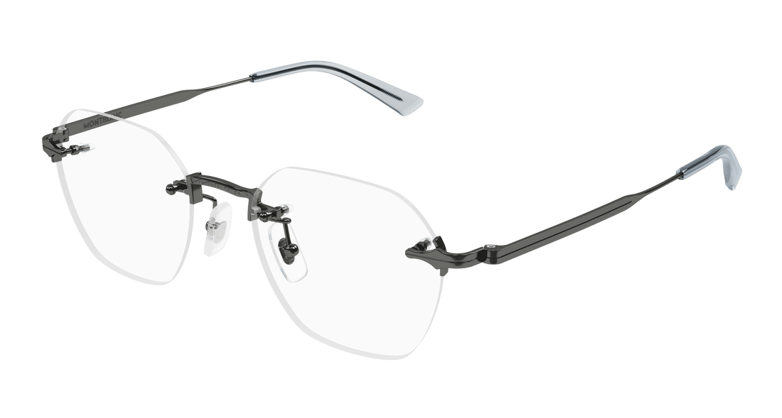 Occhiali da vista montblanc mb0403o 003 rutenio round masculino taglia 50mm - Vista principale