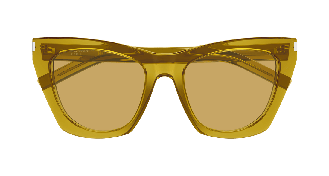 Sonnenbrillen saint laurent sl 214 kate 037 verde cat eye femenino größe 55mm - Detailansicht