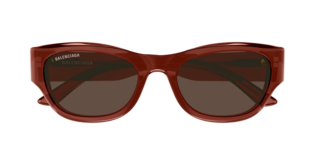 Sunglasses balenciaga bb0389sk 004 marron square femenino size 55mm - Detailed view