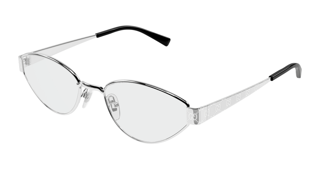 Occhiali da vista gucci gg1853o 002 plateado geometric femenino taglia 54mm - Vista principale