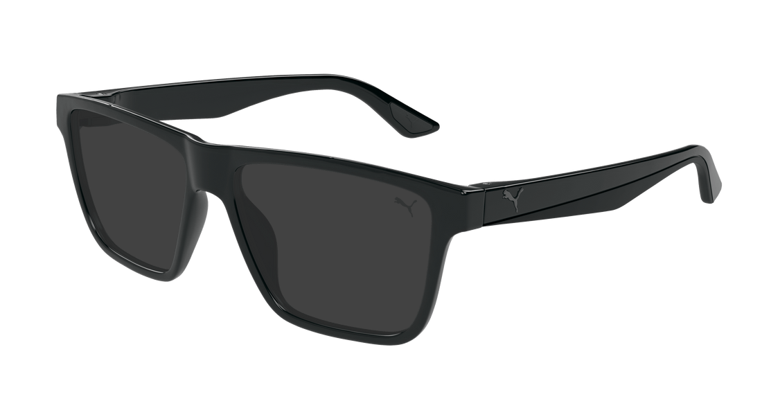 Sunglasses puma pu0484s 001 negro square masculino size 57mm - Main view